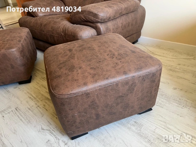 Диван 1 + 3, снимка 2 - Дивани и мека мебел - 54442517