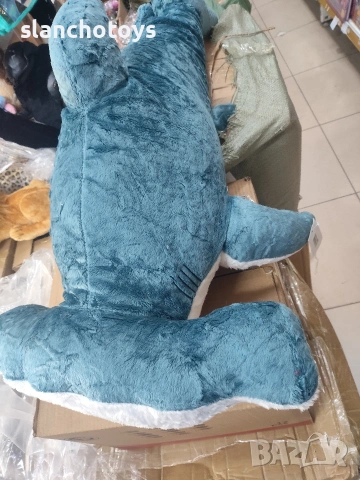 Плюшена акула,около 60 -100см., снимка 9 - Плюшени играчки - 44099018