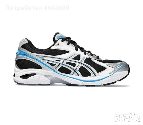 Мъжки маратонки ASICS GT-2160 Black Pure Silver Bright Blue, снимка 2 - Маратонки - 55298407