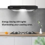 Абсорбатор FIREGAS 60 см с LED осветление, черен, снимка 7
