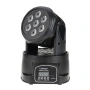 DMX-512 Мини движеща се глава 4 в 1 RGBW LED сценично осветление Стробоскопично осветление , снимка 1