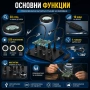 Увеличителна настолна лупа със станция за запояване LED осветление помощна трета ръка за платки, снимка 2
