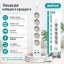 Разклонител Aerbes с 5 контакта 2 USB-A 2 USB-C порта ключ и 2 м кабел PD 12W, снимка 6