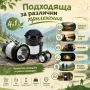 Мощна акумулаторна соларна лампа за къмпинг LED фенер USB соларен панел работна за риболов туризъм, снимка 7