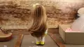 Текстилна кукла с височина 28 см Вероника, снимка 3