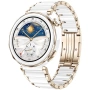 НОВ ТОП ЕНД Смарт часовник Huawei Watch GT 5 Pro, 42mm, Златист, Бял- 24мес гаранция, снимка 2