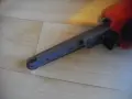 350W ОРИГИНАЛЕН BLACK DEKER KA293E АНГЛИЙСКИ 2005г. ЕЛЕКТРИЧЕСКИ МИНИ ЛЕНТОВ ШЛАЙФ ПИЛА ЛЕНТА 13 мм, снимка 15