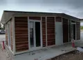 Сглобяема двускатна къща,Контейнер за живеене,Фургони на изплащане,Офис контейнер,Фургон за живеене, снимка 1