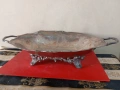 посребрена купа,фруктиера арт деко, снимка 2