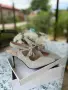 сребристи дамски обувки на тънък висок ток с отворена пета (тип slingback), снимка 2