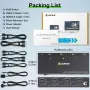 Kceve KVM302AS KVM суич за 3 компютъра и 2 монитора, 4K@60Hz, USB 3.0, EDID, HDMI, снимка 7