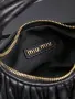 Miu Miu Wander Matelassé Bag – Black, снимка 9