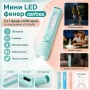 Акумулаторен LED джобен мини фенер Aerbes с COB лампа и USB Type-C, снимка 9