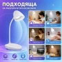 Акумулаторна LED настола лампа с лед осветление за бюро маникюр четене с чупещо рамо детска стая, снимка 7