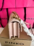 Дамска чанта PINKO Love One Mini DC в розов цвят, снимка 5