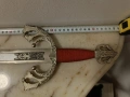 Старинен рицарски  меч с дължина 75 см., снимка 3