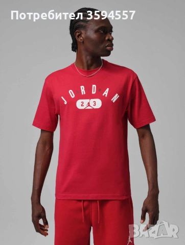 JORDAN Тениска M J CITY SS CREW