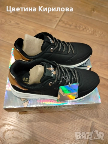 Дамски маратонки Skechers черни 35.5номер, снимка 6 - Маратонки - 54071062