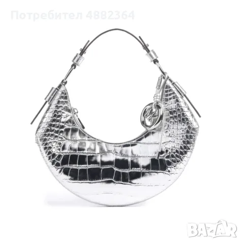 Чанта Michael Kors Silver MD Shoulder 