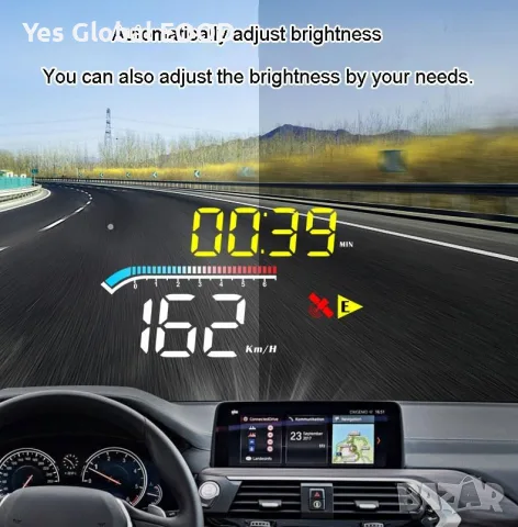 zalati HUD дисплей GPS/OBD за предно стъкло с USB, снимка 4 - Аксесоари и консумативи - 55322133