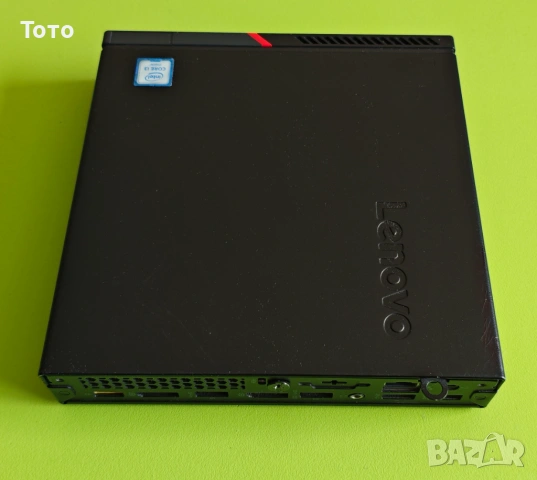 Продавам Lenovo ThinkCentre M700 Tiny /i3/16GB RAM DDR4/128GB M.2 SATA/640GB HDD/Windows 10 pro, снимка 5 - За дома - 54602529