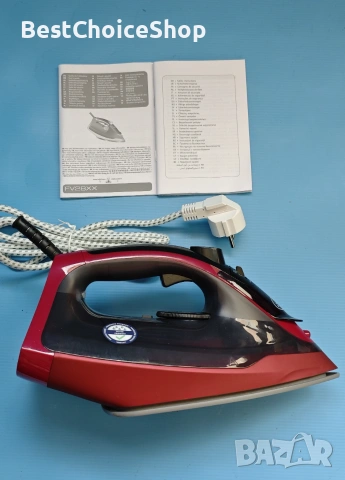 Парна ютия Tefal FV2837E0. 2400 W,  парат 40 г/мин, парен удар 180 г/мин, резервоар 270 мл