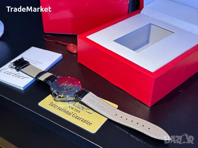 Нов Часовник Cartier Ballon Bleu 40MM  с пълен комплект опаковка, снимка 6 - Мъжки - 54279572