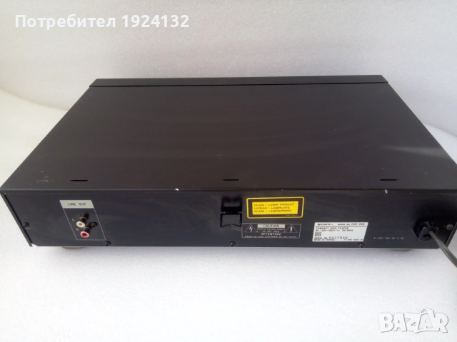 SONY cd player cdp-295, снимка 4 - Ресийвъри, усилватели, смесителни пултове - 55014226