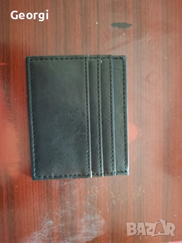 Кожен портуфел за карти, снимка 3 - Портфейли, портмонета - 54299731