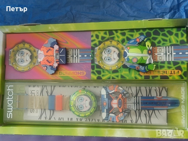 Swatch "Stripp" (1996) – NOS, Пълен Комплект!, снимка 2 - Мъжки - 54420854