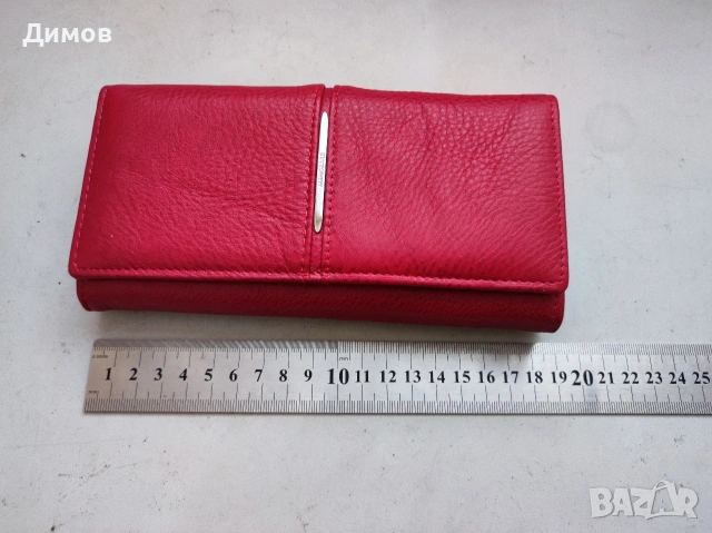 Качествено дамско портмоне естествена кожа портфейл , снимка 4 - Портфейли, портмонета - 54036191