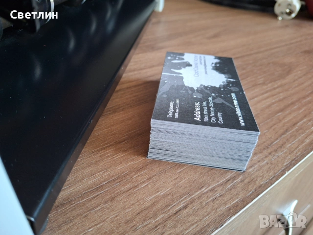 електрическа машина за рязане на визитки и картички - Полуавтоматична, снимка 9 - Други инструменти - 54491403