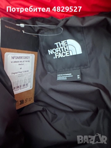 The North Face зимно яке черно/червено – ново с етикет, снимка 4 - Якета - 54666510