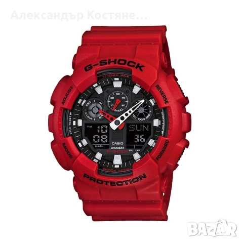 Нов часовник Casio G-Shock GA-100B-4AER - гаранция