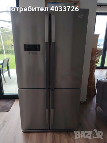 Хладилник BEKO, side by side, 4 врати, снимка 2 - Хладилници - 54441281
