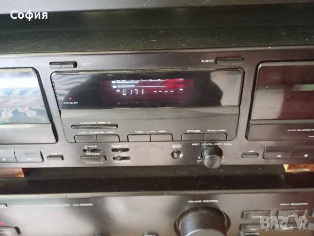 подарък двукасетен KENWOOD , снимка 3 - Декове - 55009134