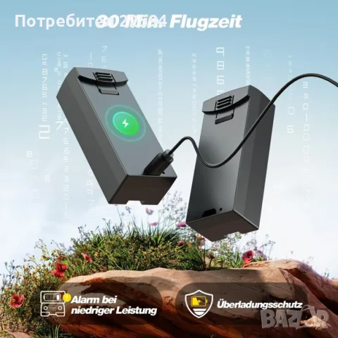 Дрон DEERC D20S 1080P  с  камера , сгъваем FPV предаване, снимка 3 - Дронове и аксесоари - 55382809