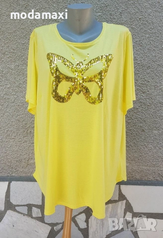 3XL+ Нова блуза Janina с пайети