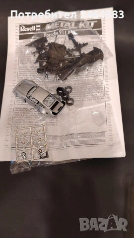1/43 Revell Porsche 911 RSR колекционерска метална количка. Новa, снимка 3 - Колекции - 55178027