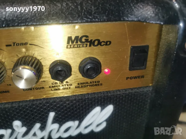 MARSHALL MG10CD 2307262033L4, снимка 5 - Ресийвъри, усилватели, смесителни пултове - 55397415