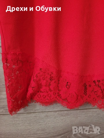 Елегантна червена рокля H&M , снимка 9 - Рокли - 54853811