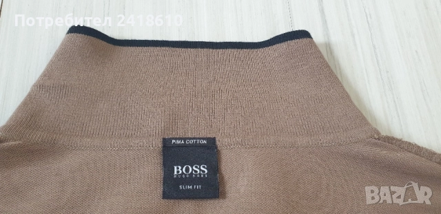 Hugo Boss Pima Cotton Pique  Slim Fit Mens Size 2XL НОВО! ОРИГИНАЛ! Мъжка Тениска!, снимка 8 - Тениски - 54645154