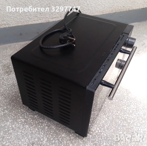 Мини фурна CROWN модел MTO-10, 10 литра, 800 вата, снимка 3 - Печки, фурни - 55222166