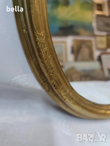 АНТИКВАРНО БРОНЗОВО ОГЛЕДАЛО В СТИЛ СЕЦЕСИОН , снимка 5 - Антикварни и старинни предмети - 54280298