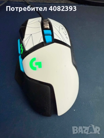 Logitech G502 HERO SE White, снимка 3 - Клавиатури и мишки - 54954112
