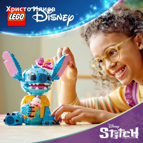 LEGO Disney Стич 43249 Конструктор Лего, снимка 7 - Конструктори - 54615477