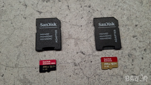 Карти памет 256GB Micro Sd Sandisk Extreme Pro и Extreme