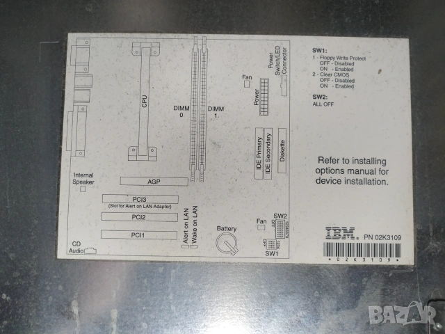 Антика ретро компютър IBM 300GL, снимка 3 - За дома - 55034656
