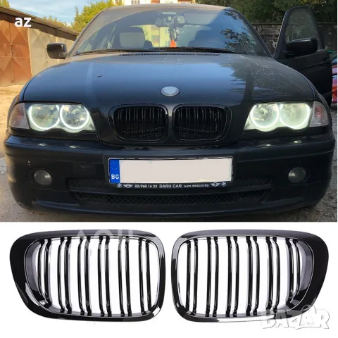 Черни двойни бъбреци. БМВ Е36, Е46, Е60, E90, F10, F30, Х5, Х6., снимка 6 - Аксесоари и консумативи - 55552058