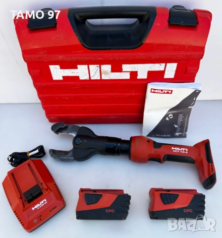 Hilti NCT 53-A - Акумулаторна ножица за рязане на медни и алуминиеви кабели до Ø2